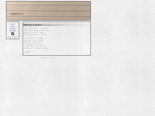 poetry/mirror screenshot