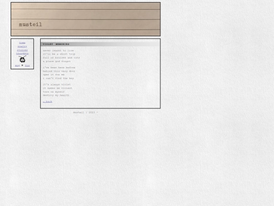 poetry/violet screenshot