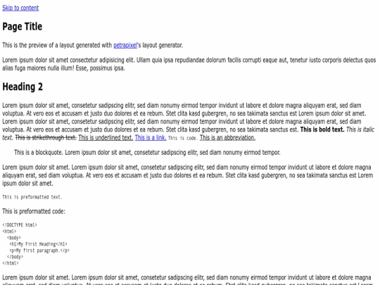 index screenshot