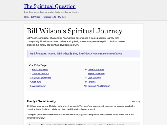billwhistory screenshot