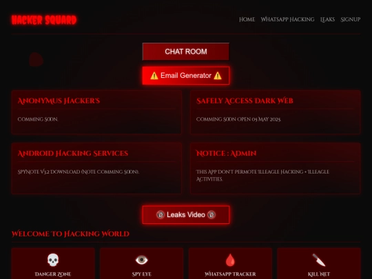 site screenshot