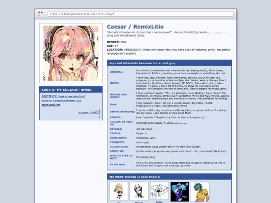 index screenshot