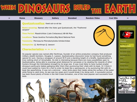 Mesozoic/Quetzalcoatlus screenshot