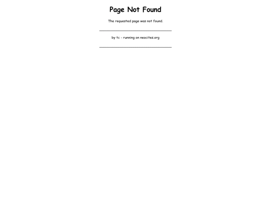 not_found screenshot