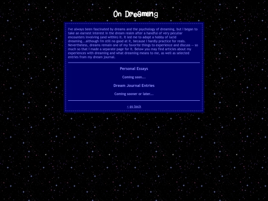 dreams screenshot