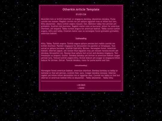 template_otherkin screenshot