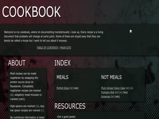index screenshot