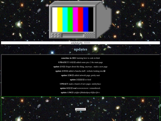 updates screenshot