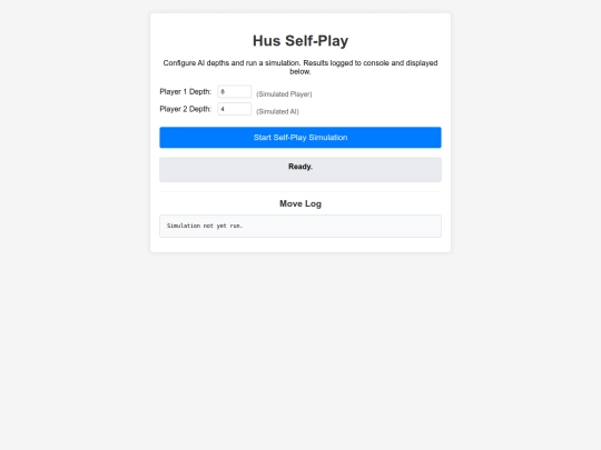 Kalaha/husselfplay screenshot