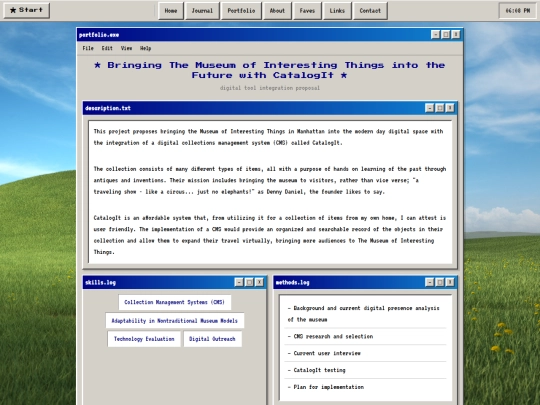 Portfolio/port-moit screenshot