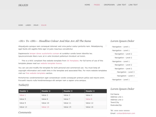 pages/sidebar-right screenshot