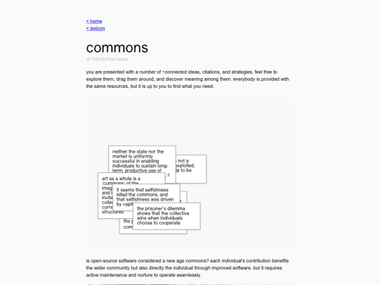 lexicon/commons screenshot