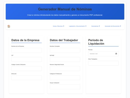 generador-nominas-2025 screenshot