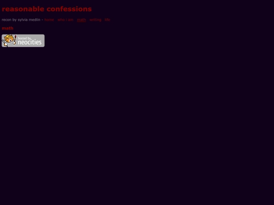 math screenshot