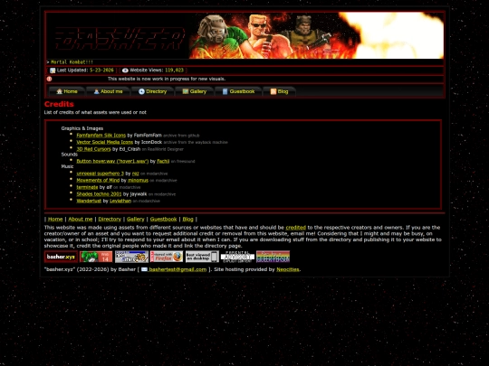 credits screenshot