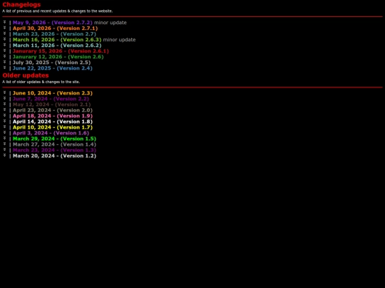 updates screenshot