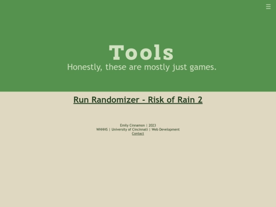 tools screenshot