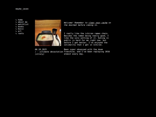 index screenshot