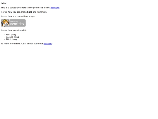 index screenshot