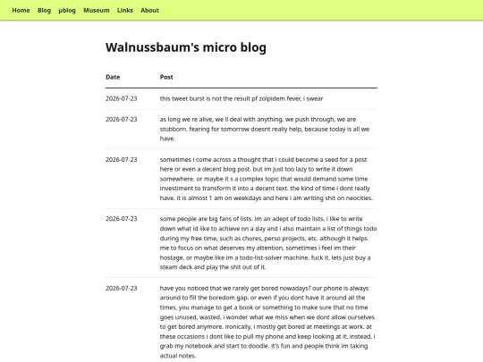 pages/micro-blog screenshot