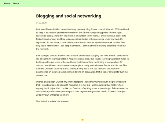 posts/blogging screenshot