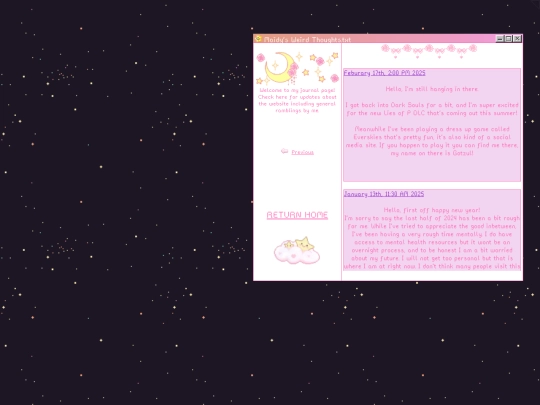 journal screenshot