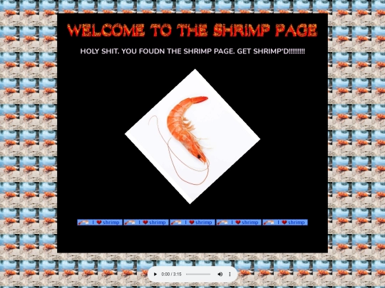 shrimppage screenshot