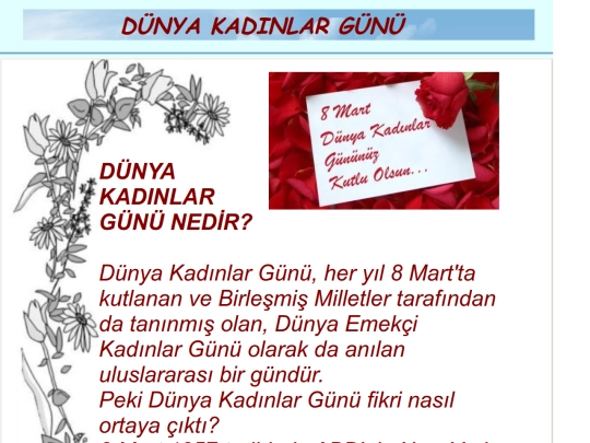 KadinlarGunu screenshot
