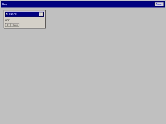 diary screenshot