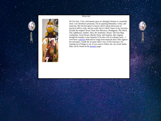 aboutme screenshot