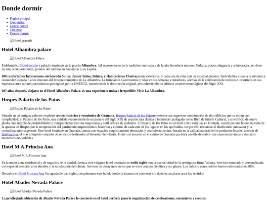 Granada/FOTOS/Dondedormir screenshot