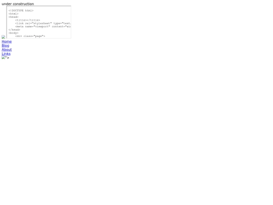 blog screenshot