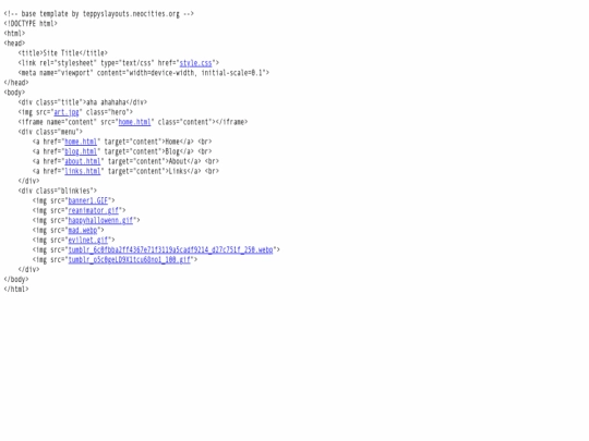 index screenshot