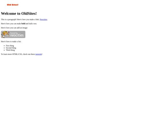 index screenshot