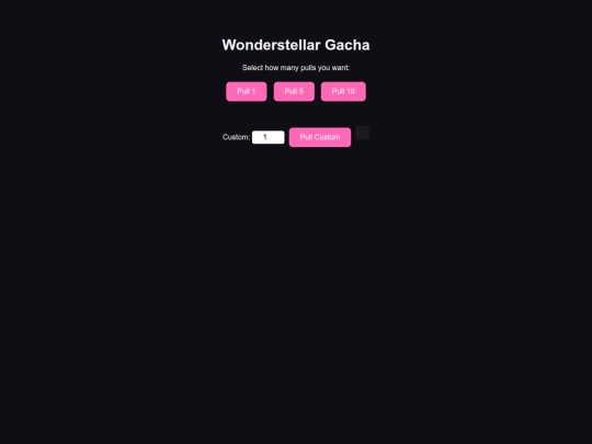 wonderstellar/gacha screenshot