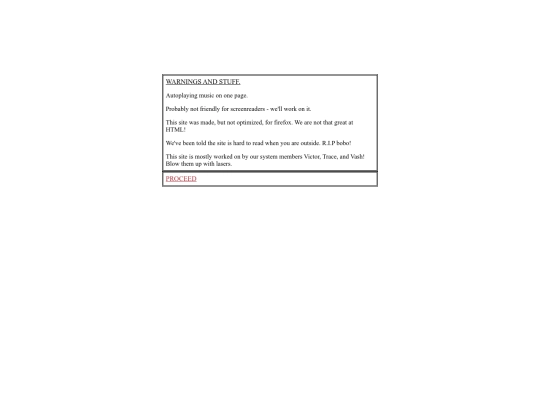 testing page screenshot