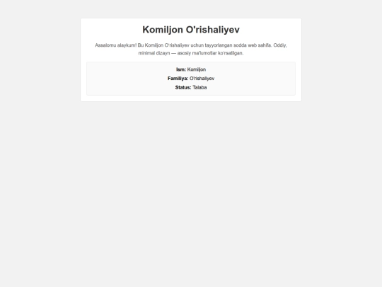 index screenshot