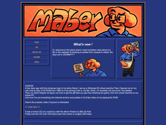 main/news screenshot