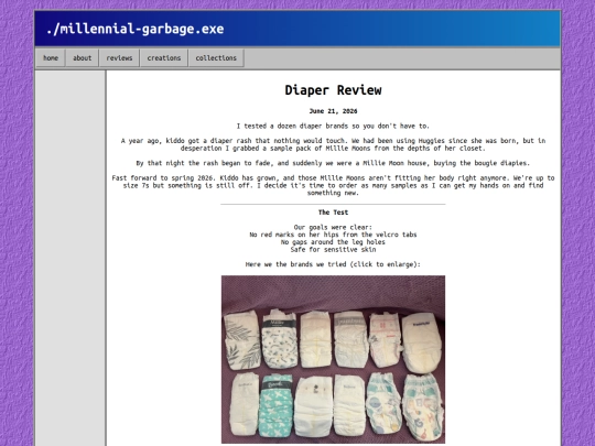 diapers screenshot