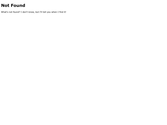 not_found screenshot