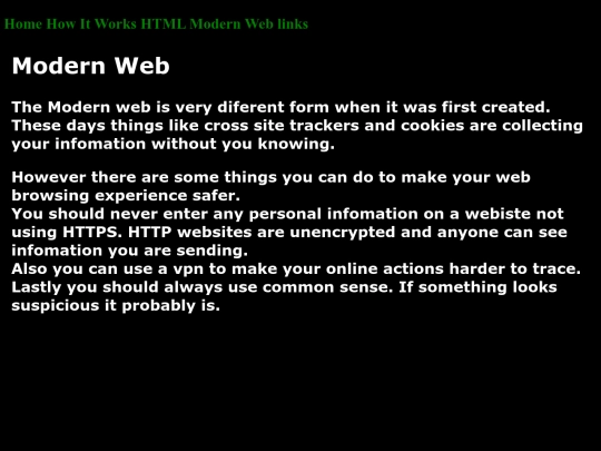 modernweb screenshot