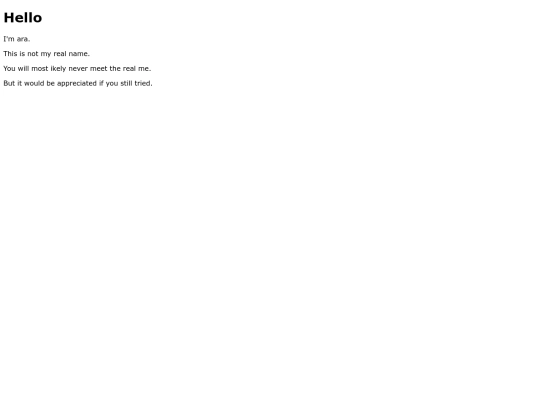 aboutme screenshot