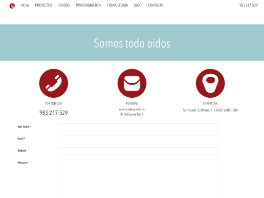 contacto screenshot