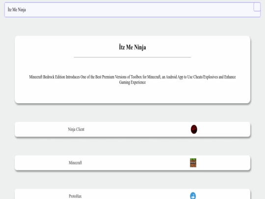 index screenshot
