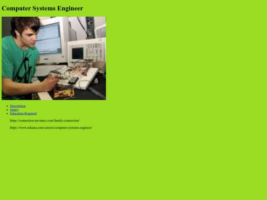 CareerWebsite screenshot