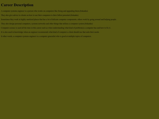 JobDescription screenshot