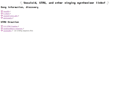 links/singingsynth screenshot