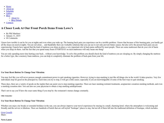 blog-single screenshot