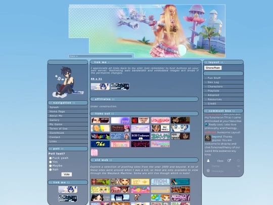 index/links screenshot