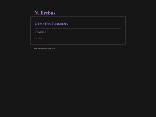 exit/reccomendations/game-dev screenshot